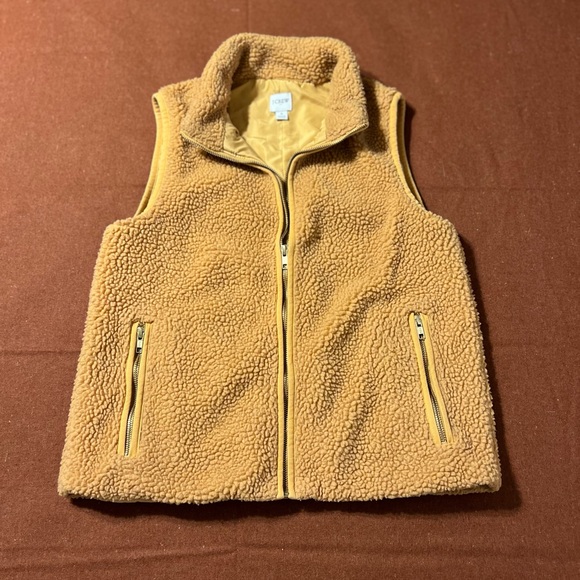 J. Crew Golden Sherpa Vest - Picture 6 of 16